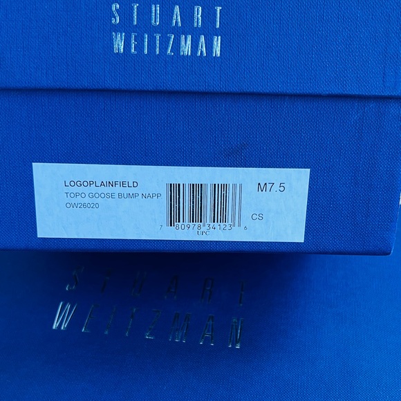 Stuart Weitzman Peeptoe Platform Pumps size 7.5 - Picture 10 of 10